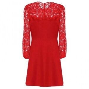Red lace Valentino dress NWOT